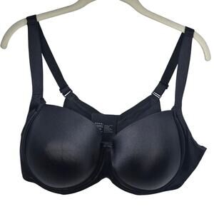 Soma Stunning Support Smooth Full Coverage Black Underwire Bra #072101 Size 42DD